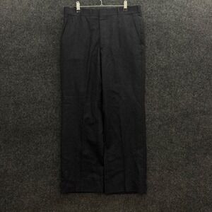 Vintage 70s Corbin Bill Paul Ltd Wool Trousers Mens 32x28 Charcoal Gray Slacks